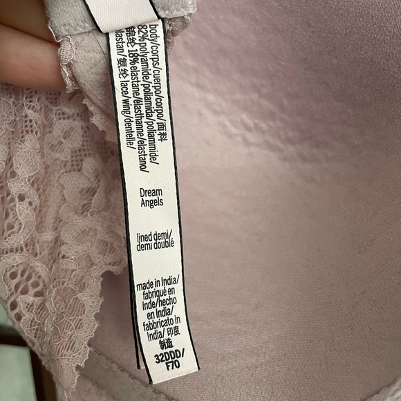 Victoria’s Secret Full Coverage Dream Angels Underwire Bra Size 32F(DDD) - Picture 6 of 7